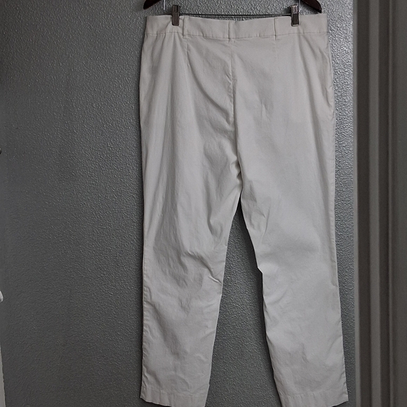 NWT Nic & Zoe Polished Wonderstretch High Waist Paper White Pants   Size 16 - Picture 5 of 8